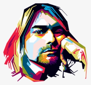 Kurt Cobain Dipinto, HD Png Download, Free Download