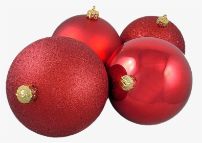 Red Christmas Ball Transparent Png - Red Christmas Ornament Ball, Png Download, Free Download