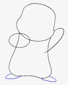 How To Draw Pikachu - Line Art, HD Png Download, Free Download