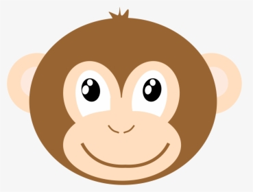 Clip Art Drawing Snout Monkey Gorilla - Cartoon Png Face Monkey Hd, Transparent Png, Free Download