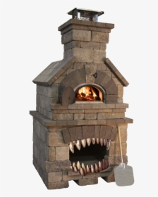 Outdoor Fireplace With Pizza Oven, HD Png Download, Free Download