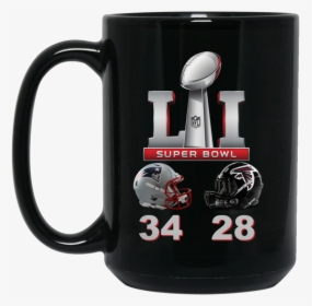 Super Bowl 51 Final Score Bm15oz 15 Oz - Mug, HD Png Download, Free Download