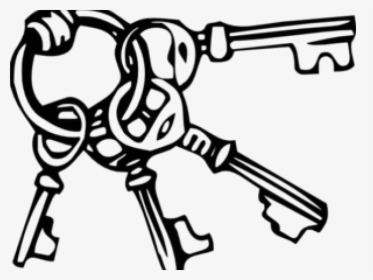 Key Clipart Black And White - Keys Clip Art, HD Png Download, Free Download