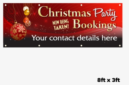Personalised Christmas Party Bookings Now Being Taken - Flyer, HD Png Download, Free Download