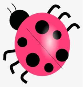 Bug Clipart Pink Lady - Clip Art Ladybug, HD Png Download, Free Download