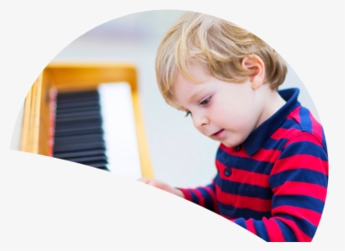 Little Boy Playing The Piano - Kids Playing Piano Png, Transparent Png, Free Download