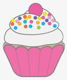 Cupcake Clipart Black And White - Cupcake Clipart, HD Png Download, Free Download