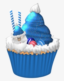 Transparent Cupcake Clipart - Christmas Cupcake Clipart, HD Png Download, Free Download