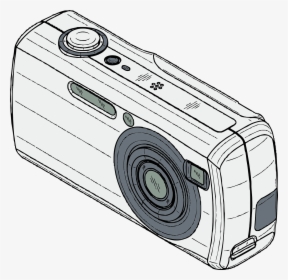 Digital Camera Clipart Black And White, HD Png Download, Free Download