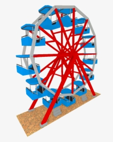 Rollercoaster Tycoon 2 , Png Download - Ferris Wheel, Transparent Png, Free Download