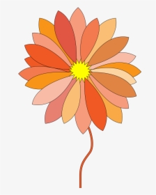 Cartoon Flower Svg Vector File, Vector Clip Art Svg - Cartoon Flower Gif Png, Transparent Png, Free Download