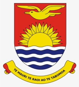 Bird Flying Sun Sea Svg Clip Arts - Kiribati Coat Of Arms, HD Png Download, Free Download