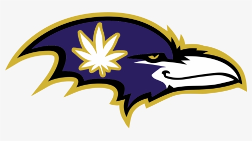 Baltimore Ravens Smoking Weed Logo Iron On Transfers - Baltimore Ravens, HD Png Download, Free Download