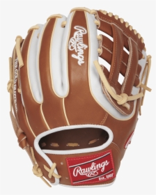 Baseball Gloves Brown And White, HD Png Download, Free Download