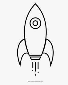 Rocketship Coloring Page - Buzz Lightyear Spaceship Outline, HD Png Download, Free Download
