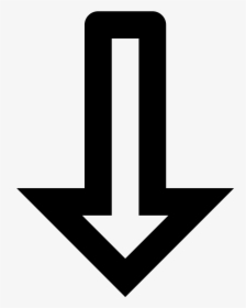 Thick Arrow Pointing Down Icon - Icon Arrow Pointing Down, HD Png Download, Free Download