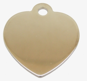 Transparent Dogtag Clipart - Gold Heart Dog Tag, HD Png Download, Free Download