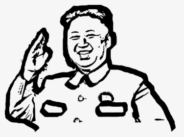 Outline Of Kim Jong Un, HD Png Download, Free Download
