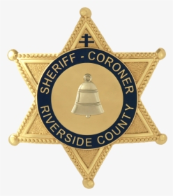 File - Badge-deputysheriff - Riverside County Sheriff's Office, HD Png Download, Free Download