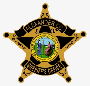 Sheriff Badge Png - Alexander County Sheriff Office, Transparent Png, Free Download