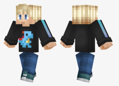 Minecraft Neon Blue Skin, HD Png Download, Free Download