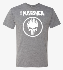The Punisher Men"s Triblend T-shirt - Punisher Skull, HD Png Download, Free Download