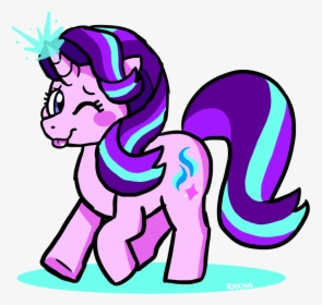 Raychus, Glowing Horn, One Eye Closed, Pony, Safe,, HD Png Download, Free Download