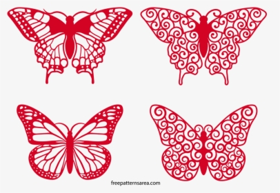 Beautiful Butterfly Clipart Black And White, HD Png Download, Free Download