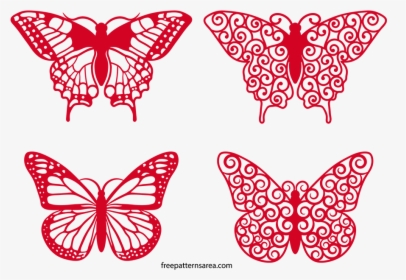 Beautiful Butterfly Clipart Black And White, HD Png Download, Free Download