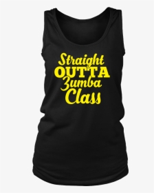 Straight Outta Zumba Class Shirt - Active Tank, HD Png Download, Free Download