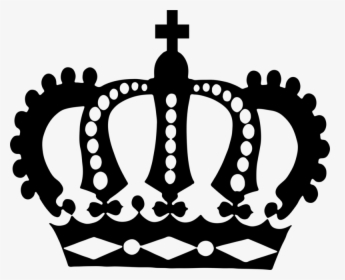 Crown Simple Clipart Black And White Jpg Freeuse Free - Transparent King Crown Silhouette, HD Png Download, Free Download