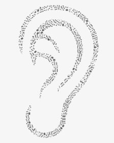 Ear,body Jewelry,chain - Line Art, HD Png Download, Free Download