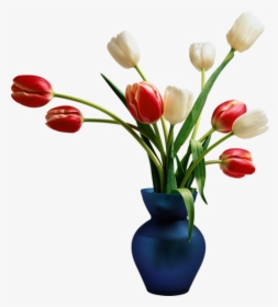 #tulips #tulip #vase #bouquet #flower #flowers #floral - Flower Vase Png Format, Transparent Png, Free Download