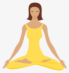 Yoga Clip Art At Clker - Meditate Clipart, HD Png Download, Free Download