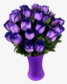 #purple #vase #roses #flowers #beautiful #freetoedit - Most Beautiful Purple Flower In The World, HD Png Download, Free Download