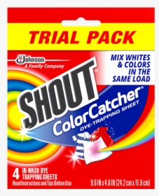 Shout Color Catcher 4 Sheets - Shout Color Catcher, HD Png Download, Free Download