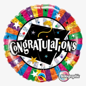 Transparent Congrats Grad Png - Congratulations Balloons Graduations, Png Download, Free Download
