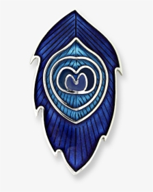 Nicole Barr Designs Sterling Silver Peacock Feather - Emblem, HD Png Download, Free Download