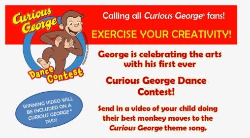 Our Friends At Curious George Are Back To Share A New - Cartoon, HD Png Download, Free Download