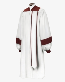 #95 Choir Robe - Choir Gowns Burgundy And Cream, HD Png Download, Free Download