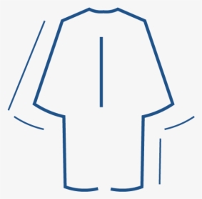 Graphic Visual And Representation Of A Graduation Robe - Drawing, HD Png Download, Free Download
