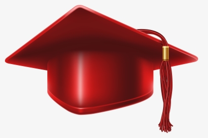Degree Hat Png - Red Graduation Backgrounds, Transparent Png, Free Download