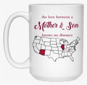 Illinois Arizona The Love Mother And Son"  Class="lazyload - United States Map Shapes, HD Png Download, Free Download