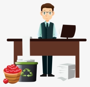 Waiting Person Cartoon, HD Png Download, Free Download
