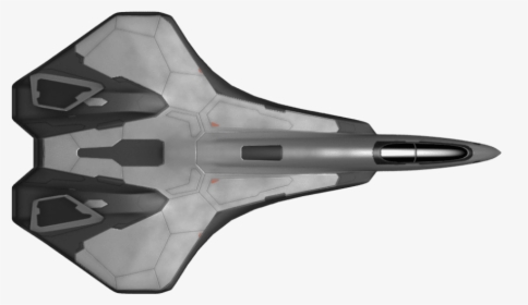 Space Ship Png - Spaceship Birds Eye View, Transparent Png, Free Download