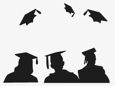 28 Collection Of Graduation Clipart No Background - Graduation Black And White, HD Png Download, Free Download