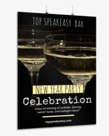 New Year"s Party Poster Template Preview - Classic Cocktail, HD Png Download, Free Download