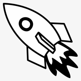 Rocket Clipart Black And White, HD Png Download, Free Download