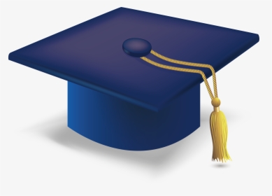 Sombrero De Graduacion Azul, HD Png Download, Free Download