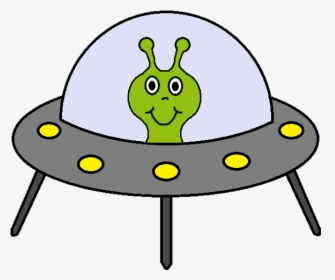 Alien And Spaceship Hd Image Clipart - Alien Spaceship Clip Art, HD Png Download, Free Download